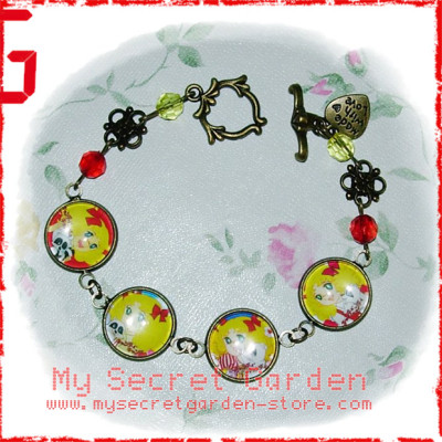 Candy Candy キャンディ・キャンディ Candice White Ardlay anime Cabochon Bronze Bracelet  Candy Candy キャンディ・キャンディ Candice White Ardlay anime Cabochon Bronze Bracelet
